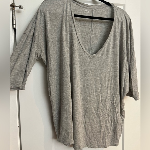 Grey and White Long Length Tshirts - Picture 2 of 6